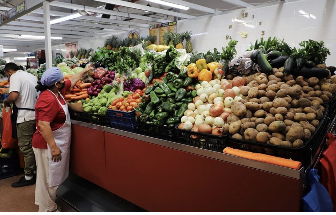 Fresh produce at a local Panamanian market, where much of the real cost-of-living difference shows up
