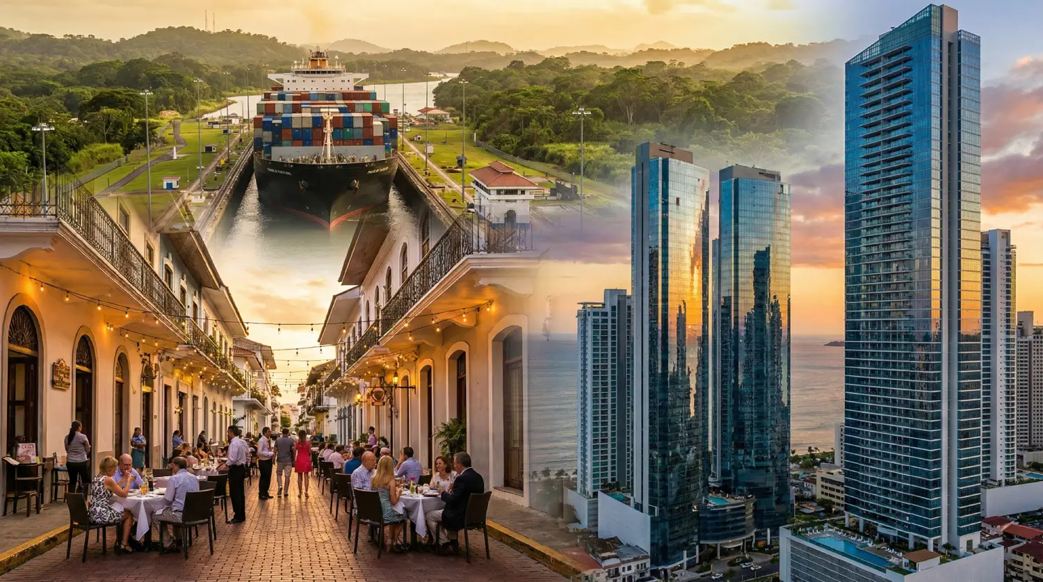 Two very different Panama neighborhoods side by side, showing how much daily life varies block to block