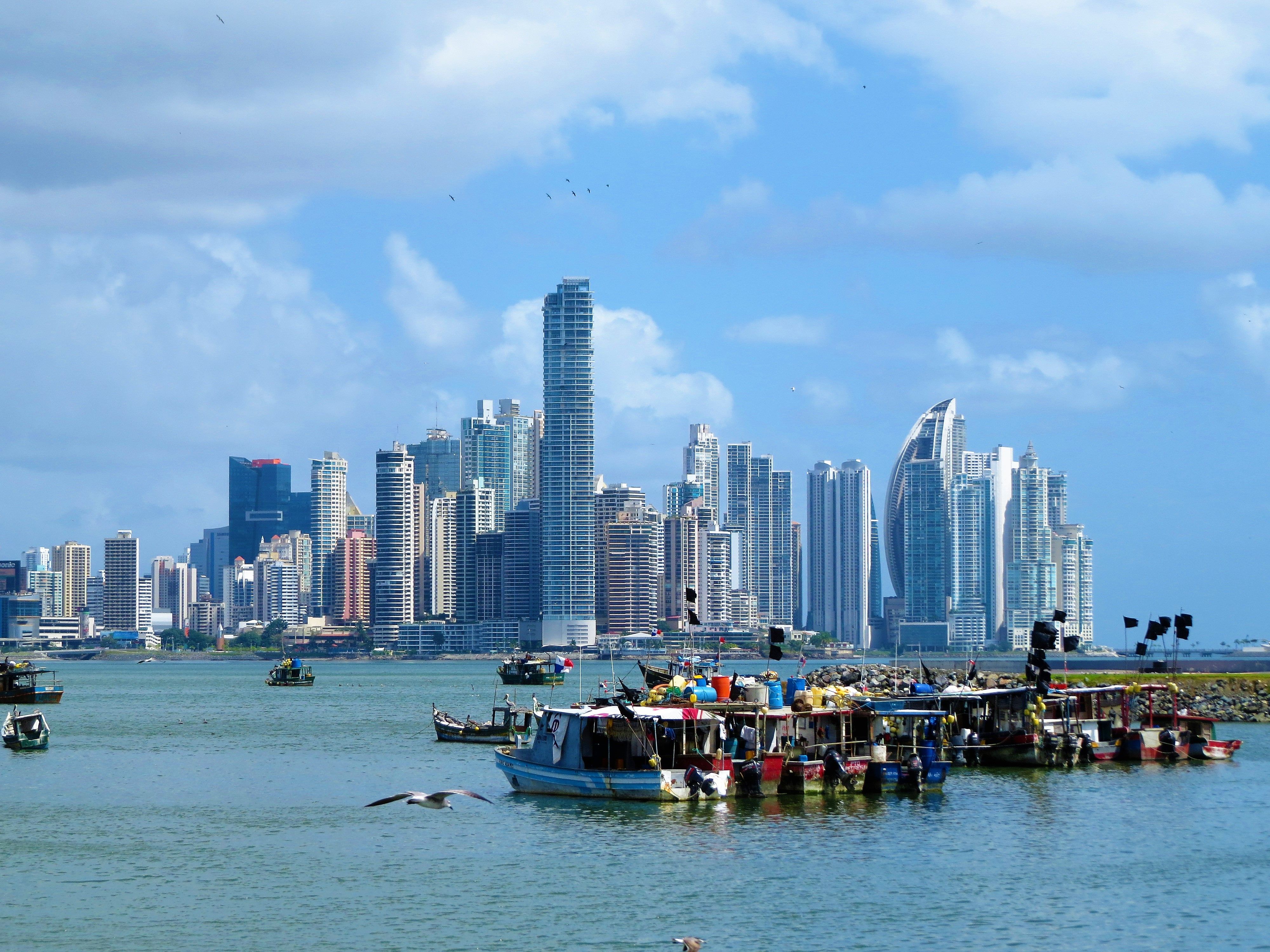 Panama City skyline, where $3,000 a month starts to feel genuinely comfortable rather than carefully managed